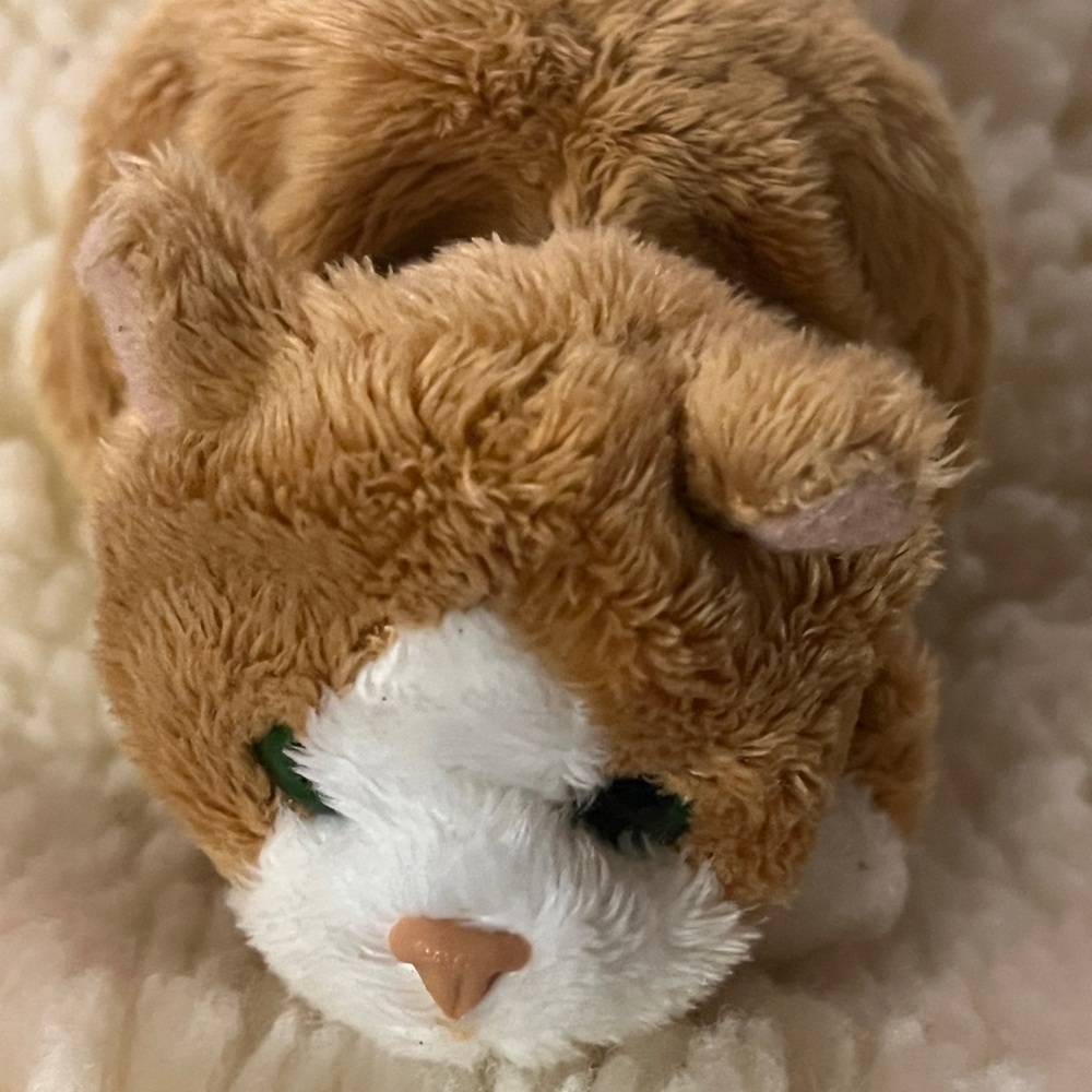 FurReal Furby Brown and White Plush Cat Toy
